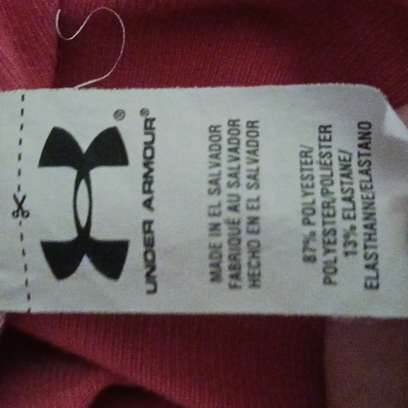 Under Armor girls M pink pullover - Picture 4 of 5